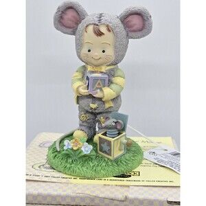 RUSS COLLECTION PADDYWHACK LANE 2002 MEGAN THE MOUSE FIGURINE HANDPAINTED